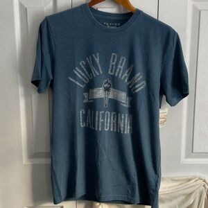 Lucky Brand Slate Blue California Tee